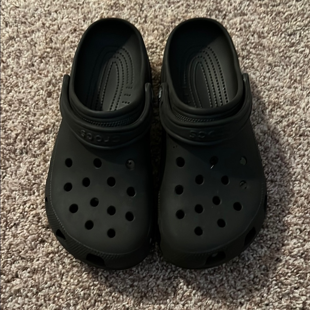 Crocs, Black, Men’s Sz 11